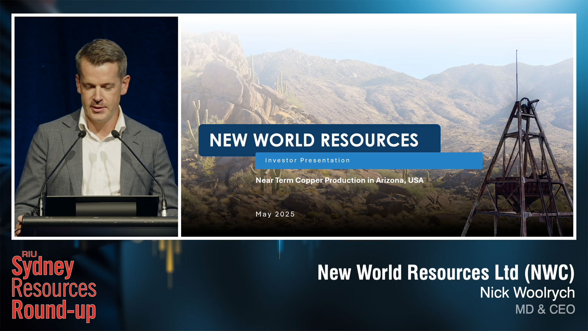Nick Woolrych Presenting at the 2025 RIU Sydney Resources Round-up Conference
